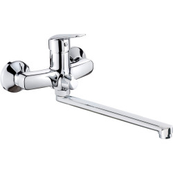 Deante Boro bateria umywalkowa ścienna chrom