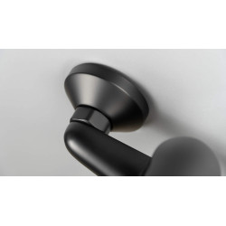 Stylowa Bateria Ścienna z Mosiądzu Nero - Jednouchwytowa Elegancja do Twojej Łazienki