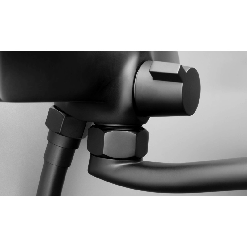 Deante Boro bateria umywalkowa ścienna nero