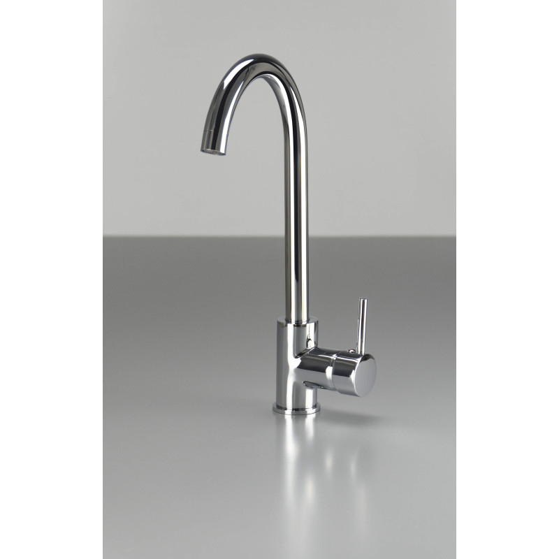 Bateria Kuchenna NEXO Chromowana z Obrotową Wylewką - Elegancja i Funkcjonalność w Twojej Kuchni