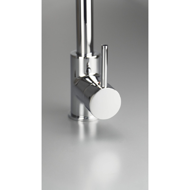 Bateria Kuchenna NEXO Chromowana z Obrotową Wylewką - Elegancja i Funkcjonalność w Twojej Kuchni