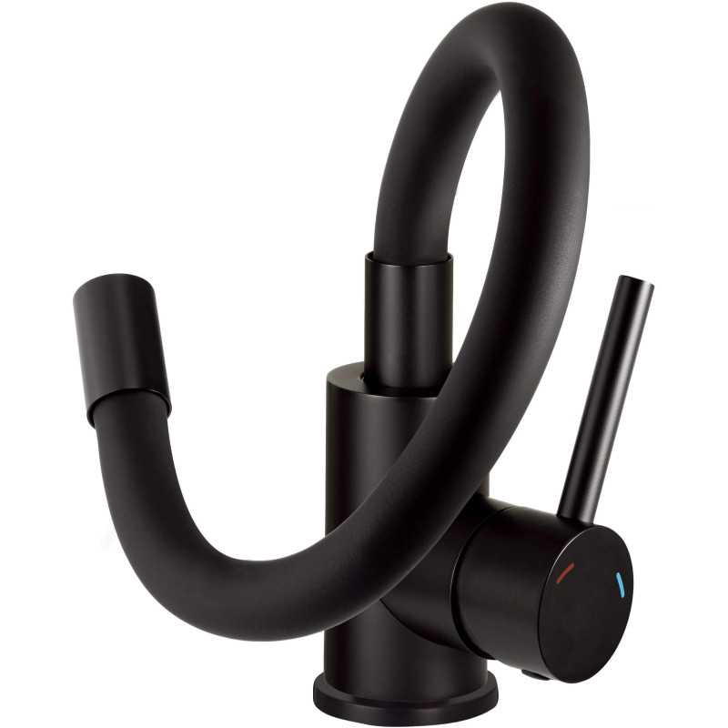 Bateria Kuchenna Nero Stalowa z Elastyczną Wylewką i Aeratorem Honeycomb