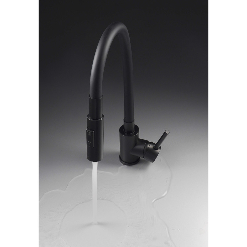 Elastyczna Bateria Kuchenna Nero - Stylowy Mieszacz z Dwiema Funkcjami Strumienia