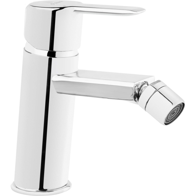 Elegancka Bateria Chromowana do Bidetu z Mosiądzu - Jednouchwytowa, Stojąca