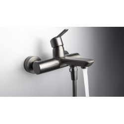 Deante Arnika bateria wannowa titanium