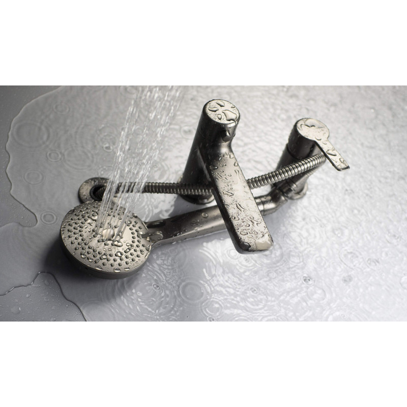 Deante Arnika bateria wannowa titanium