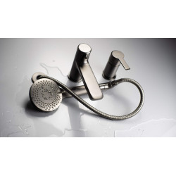 Deante Arnika bateria wannowa titanium