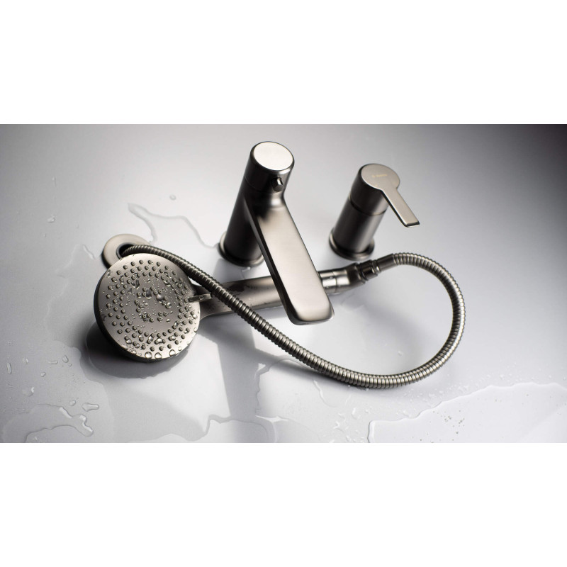 Deante Arnika bateria wannowa titanium