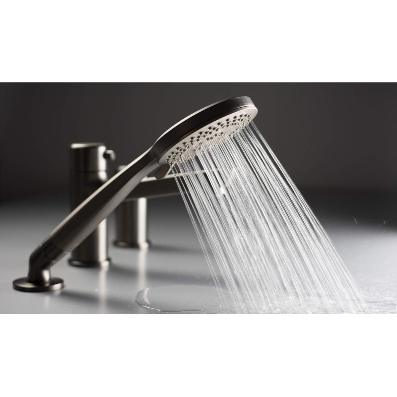 Deante Arnika bateria wannowa titanium