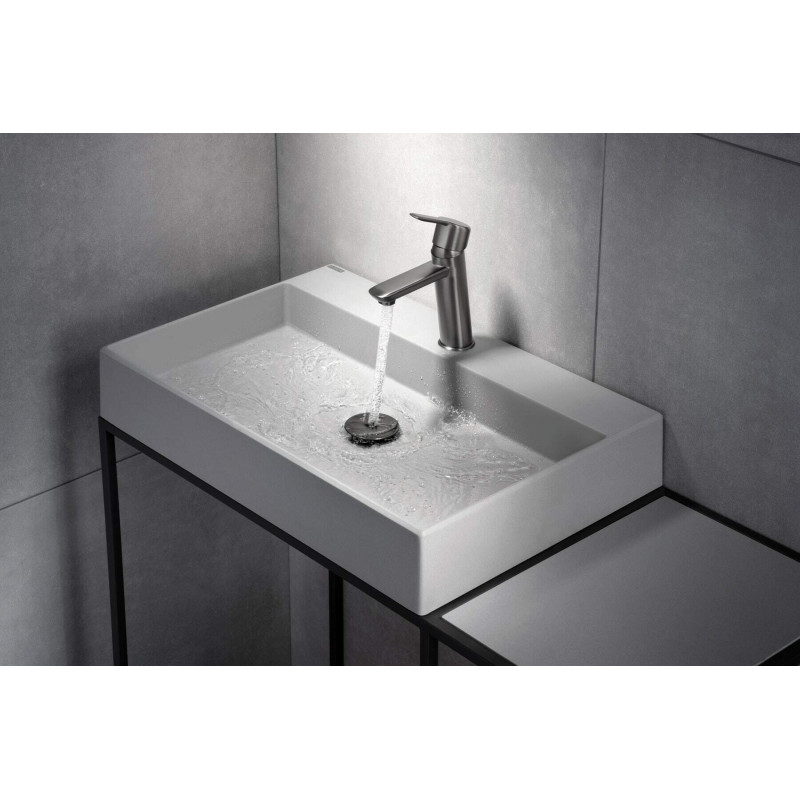 Titanium Elegance - Mosiężna Bateria Jednouchwytowa z Ceramiczną Głowicą 35mm