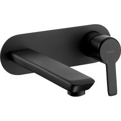 Elegancka Bateria Umywalkowa Nero - Podtynkowy Mosiądz z Ceramiczną Głowicą