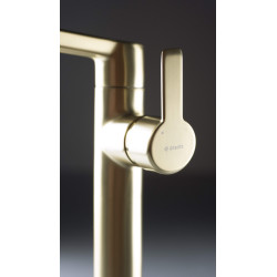 Deante Arnika bateria umywalkowa złoty szczotkowany