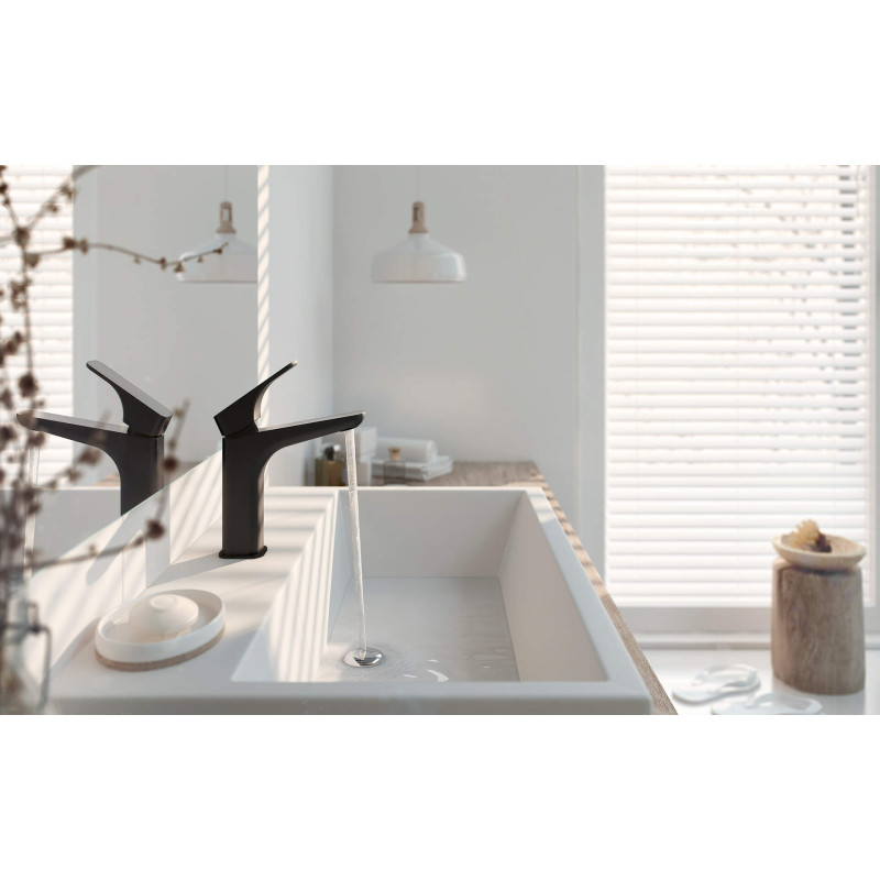 Luksusowa Bateria Umywalkowa NERO - Nowoczesna, Wysoka, Jednouchwytowa, Mosiądz