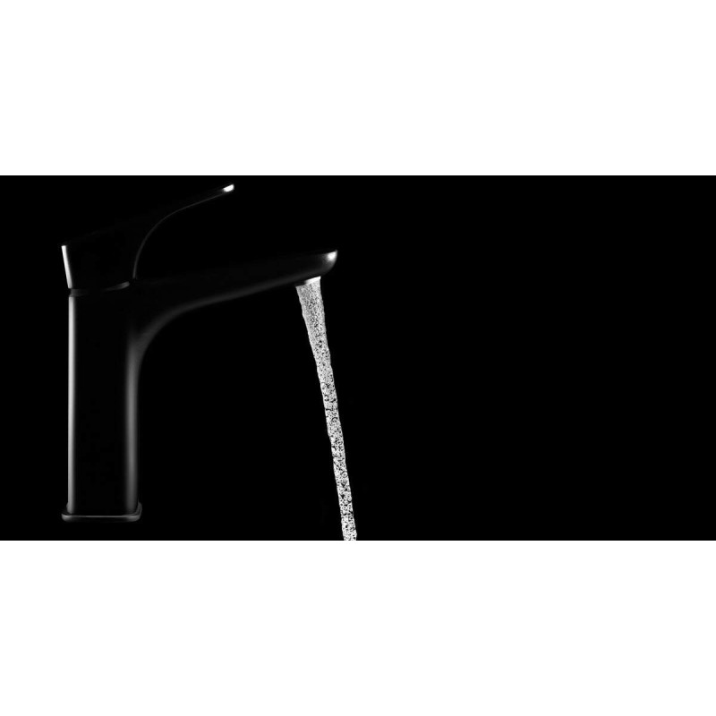 Luksusowa Bateria Umywalkowa NERO - Nowoczesna, Wysoka, Jednouchwytowa, Mosiądz