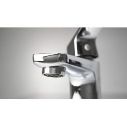 Chromowana Bateria Jednouchwytowa z Mosiądzu - Elegancja Twojej Łazienki