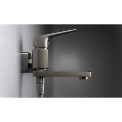 Deante Blur bateria wannowa titanium