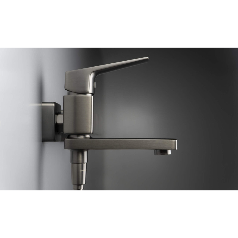 Deante Blur bateria wannowa titanium