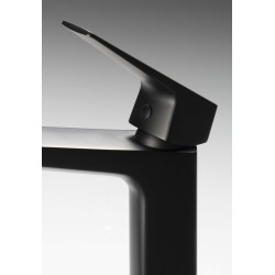 Stylowa Bateria Umywalkowa NERO - Jednouchwytowa Mosiężna, Oszczędna, Wysoka Jakość 7 Lat Gwarancji