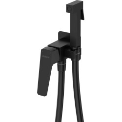 Bateria Bidetowa Podtynkowa Nero z Mosiądzu - Elegancja i Wygoda w Jednym!