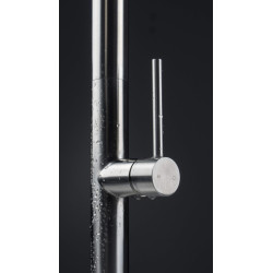 Kuchenna bateria z wyciąganą wylewką - stalowa elegancja i funkcjonalność!