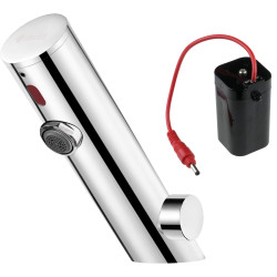 Bezdotykowa Bateria Umywalkowa ze Stalową Precyzją i Regulacją Temperatury