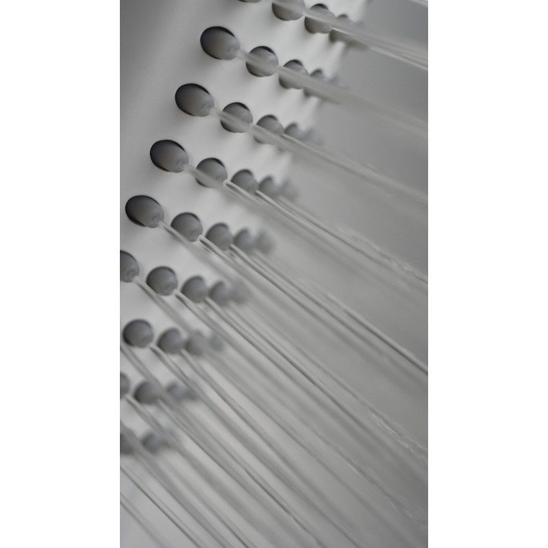 Deante Silia bateria wannowa wolnostojąca bianco