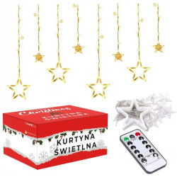 Świąteczna Kurtyna LED 92 Diody - Magia Świateł na Twój Dom!