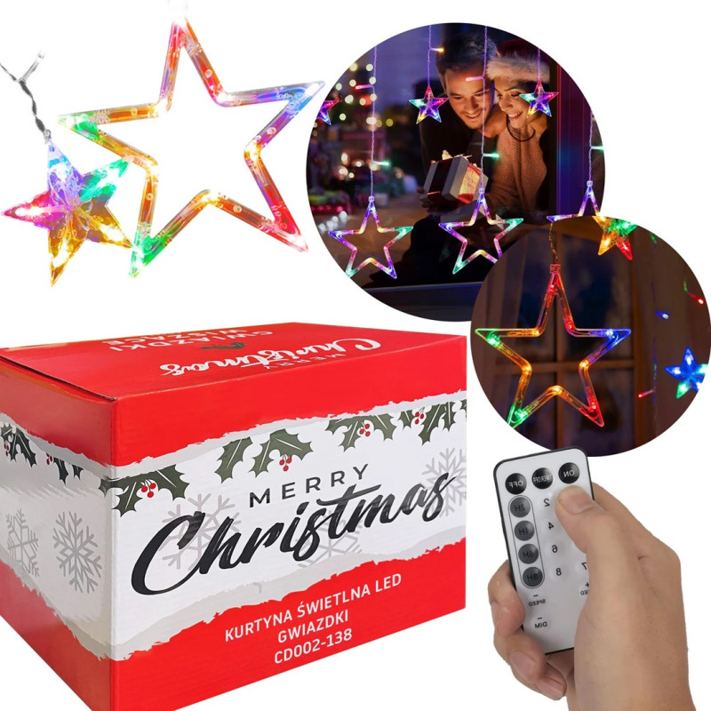 Zasłona LED 92 Świateł - Oświetl Swój Dom! KURTYNA GL2005!