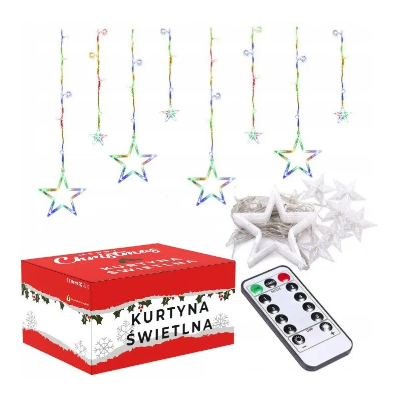 Zasłona LED 92 Świateł - Oświetl Swój Dom! KURTYNA GL2005!