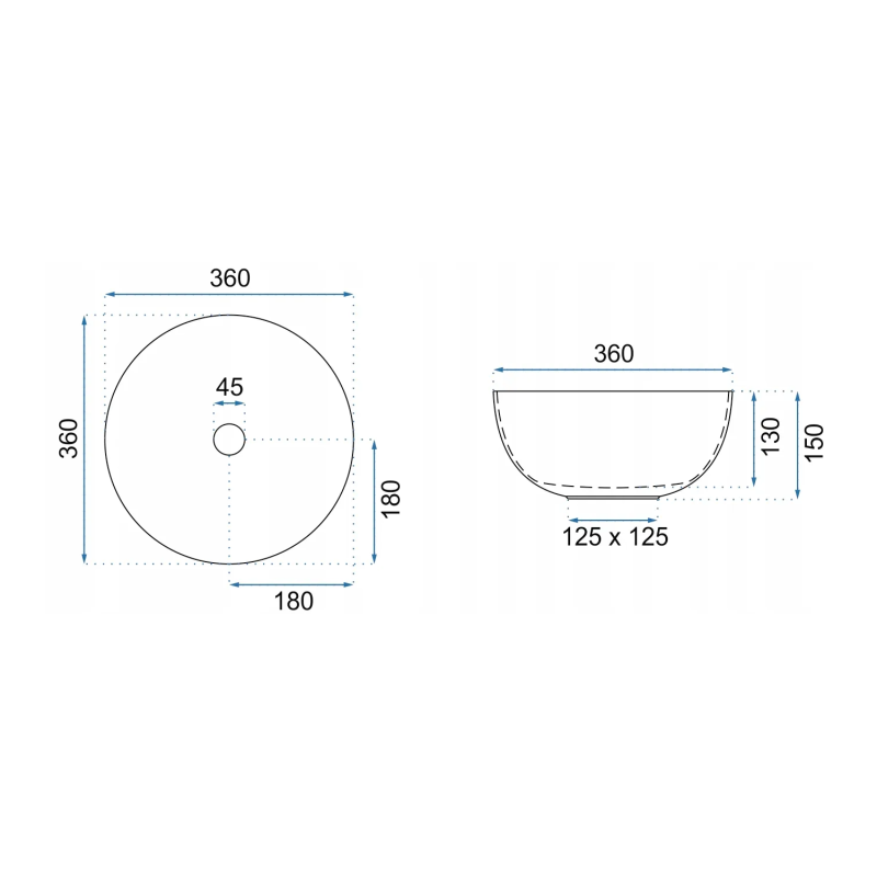 Złote Wykończenie: Nowoczesna Umywalka Nablatowa Stella