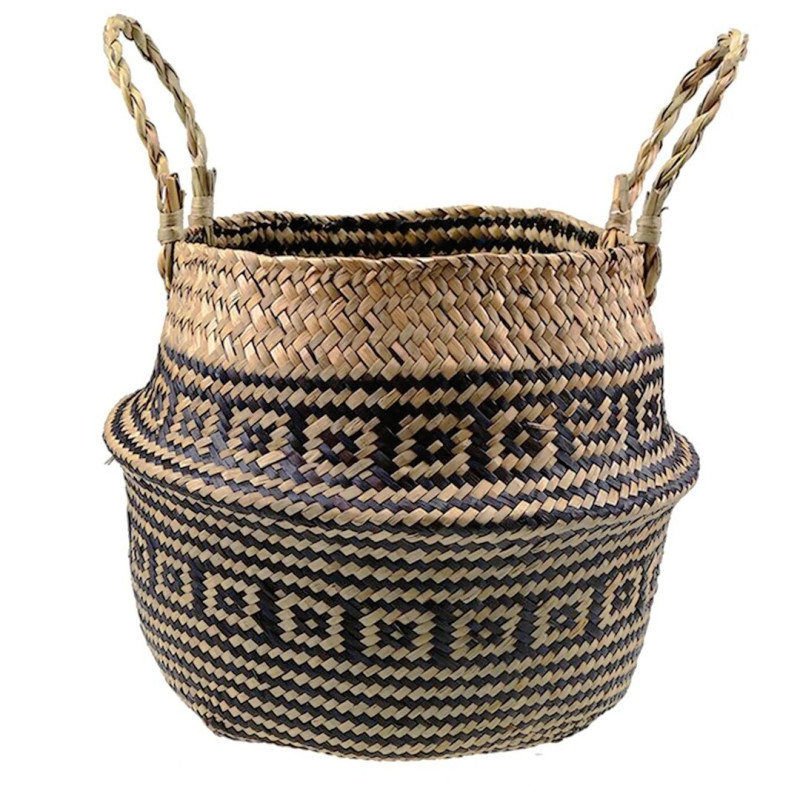 Stylowy Kosz Wiklinowy Boho - Elegancja i Natura w Twoim Domu