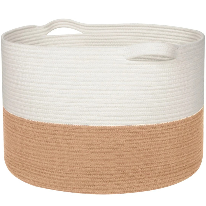 Ekologiczny Kosz z Naturalnych Materiałów 55cm - Stylowy i Praktyczny!