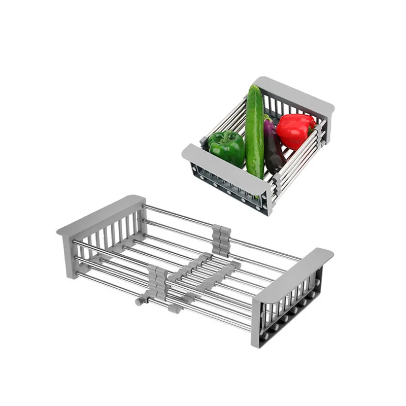 Teleskopowy ociekacz REA Grey – Stylowa funkcjonalność w Twojej kuchni!