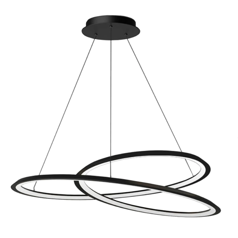Elegancka Lampa Loftowa Czarny APP1194-CP
