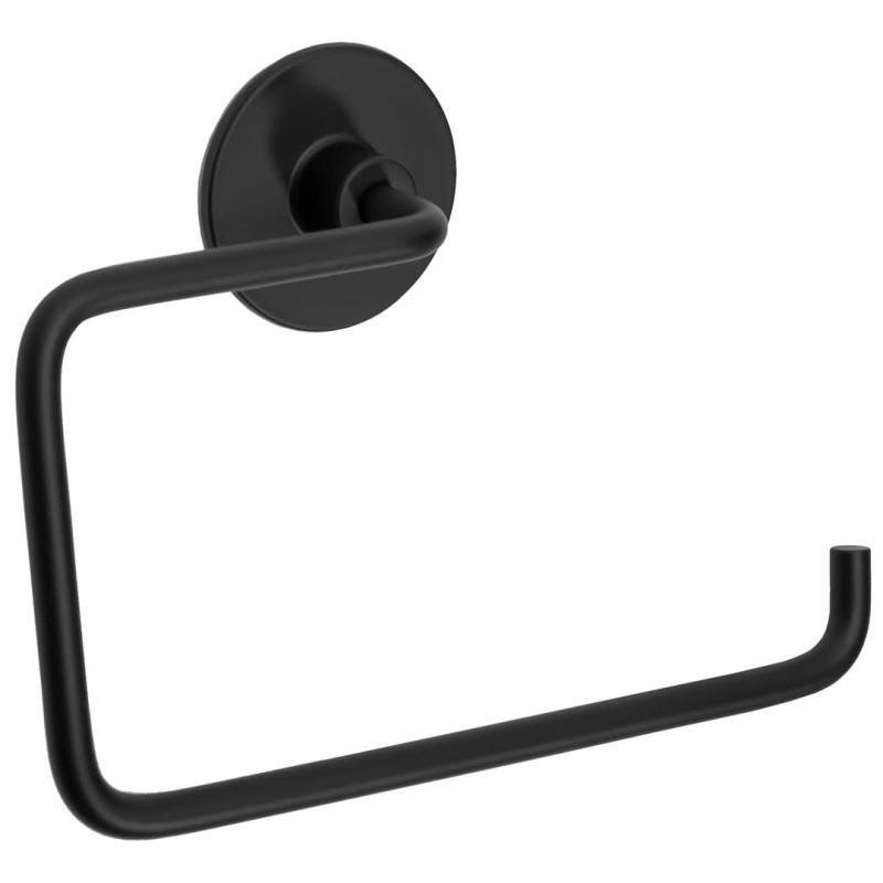 Elegancki Czarny Uchwyt na Papier Toaletowy - Nowoczesny Styl i Funkcjonalność