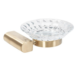 Luksusowa Mydelniczka CRIS w Eleganckim Złotym Wykończeniu