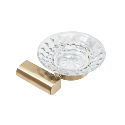 Luksusowa Mydelniczka CRIS w Eleganckim Złotym Wykończeniu