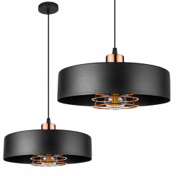 Elegancka Lampa APP1246-1CP - Czarno-Różowe Złoto dla Twojego Wnętrza