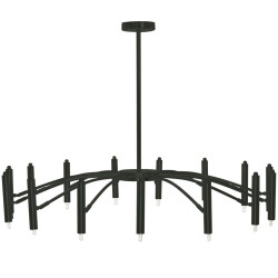 Czarna Lampa Designerska APP1196-15CP – Styl i Elegancja w Twoim Wnętrzu