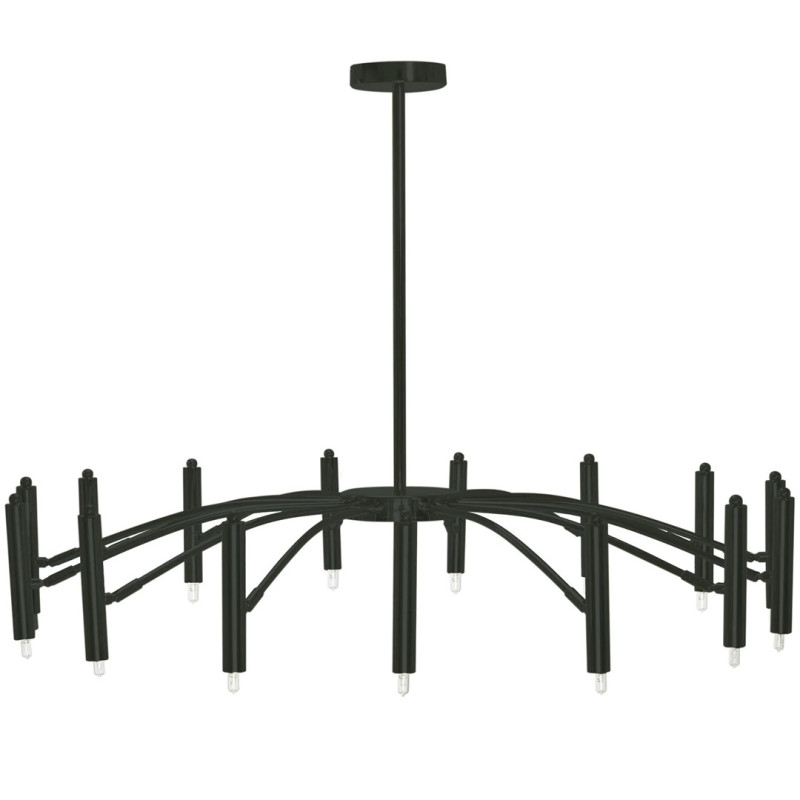 Czarna Lampa Designerska APP1196-15CP – Styl i Elegancja w Twoim Wnętrzu