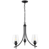 Elegancka Lampa Wisząca APP1235-3CP - Nowoczesny Czarny Design