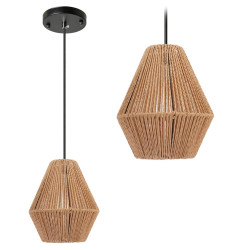 Drewniana Lampa Ścienna APP1150-1W - Naturalny Design dla Twojego Wnętrza