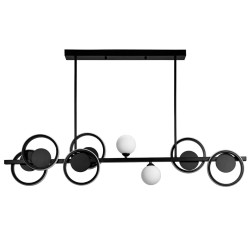 Elegancka LAMPA APP1199-CP 120 cm Czarna - Nowoczesny Styl i Klasa