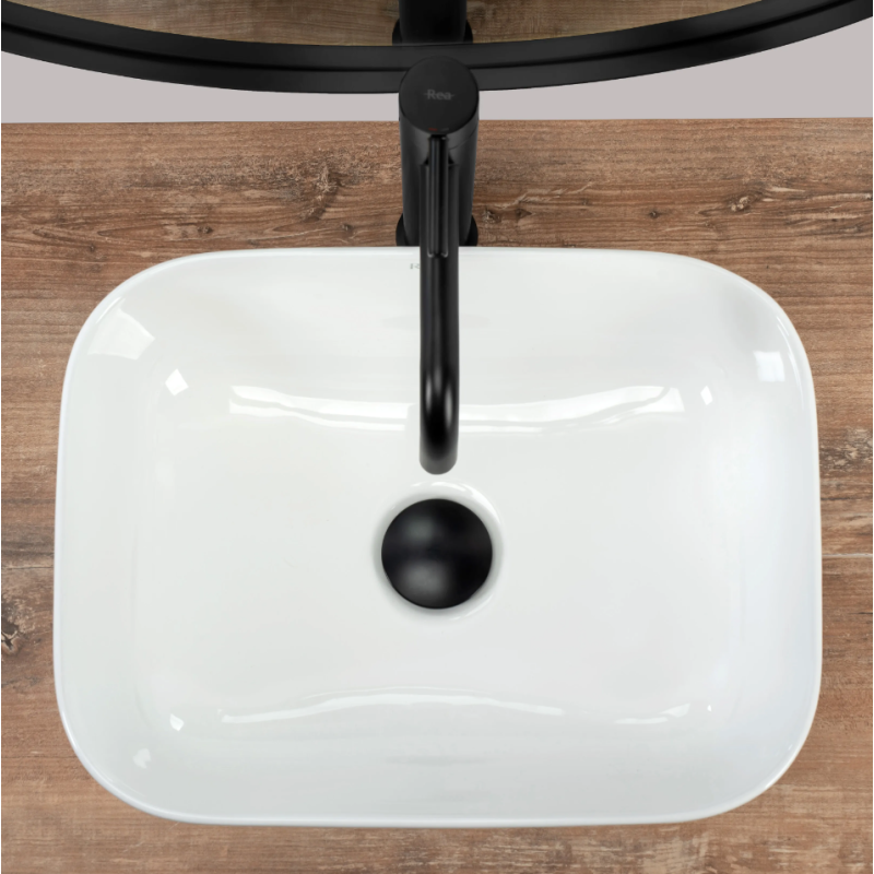 Nowoczesna Umywalka Demi Mini - Stylowa, Niewielka, Nablatowa Idealna do Każdej Łazienki