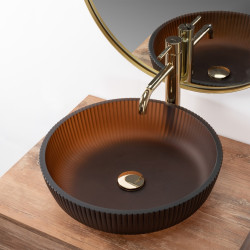 Stylowa Umywalka Jodi Brown Matt - Elegancja na Twojej Łazienkowej Półce!