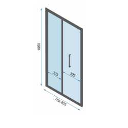 Ekskluzywne Złote Drzwi Prysznicowe RAPID FOLD 100 cm - Nowoczesny Styl Łazienki