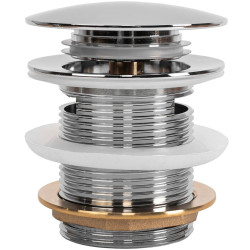 Chromowany Zaślep Wanny 6cm - Elegancki Blask dla Twojej Łazienki!