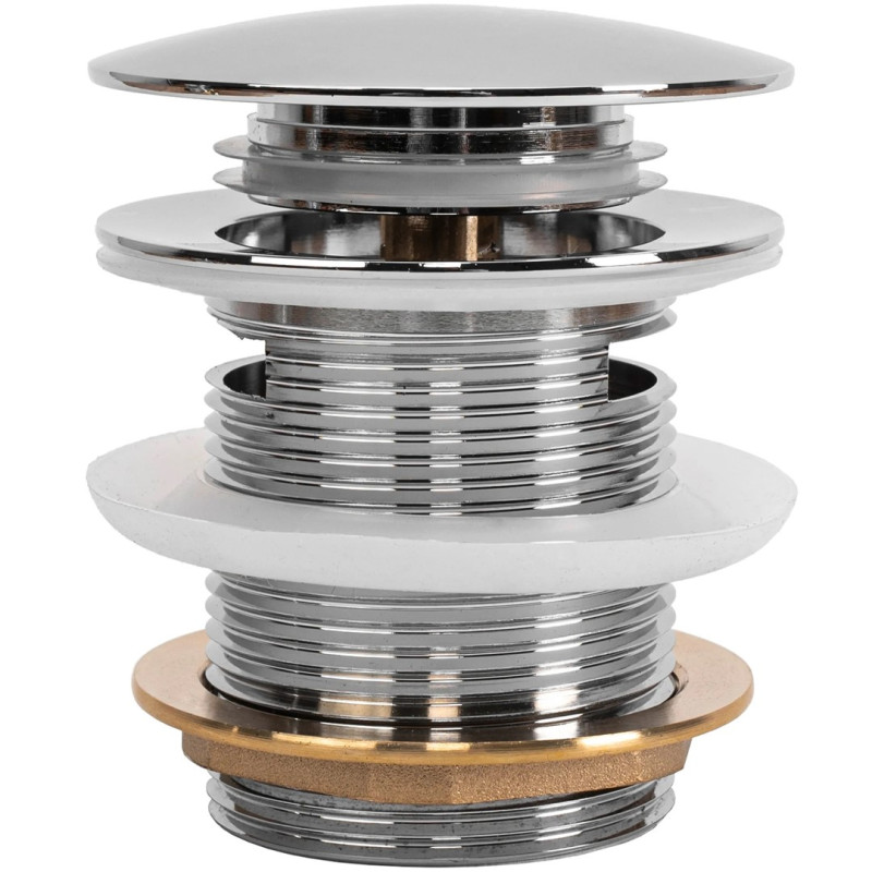 Chromowany Zaślep Wanny 6cm - Elegancki Blask dla Twojej Łazienki!