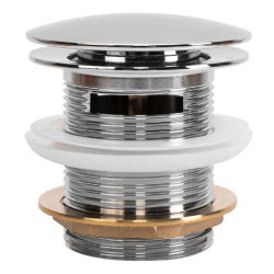 Chromowany Zaślep Wanny 6cm - Elegancki Blask dla Twojej Łazienki!