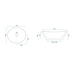 Luksusowa Umywalka Sofia z Naturalnego Marmuru - Styl i Elegancja na Twoim Blacie